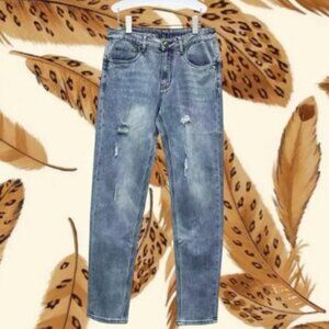 Givenchy Blue Straight Leg Jeans Timeless Design